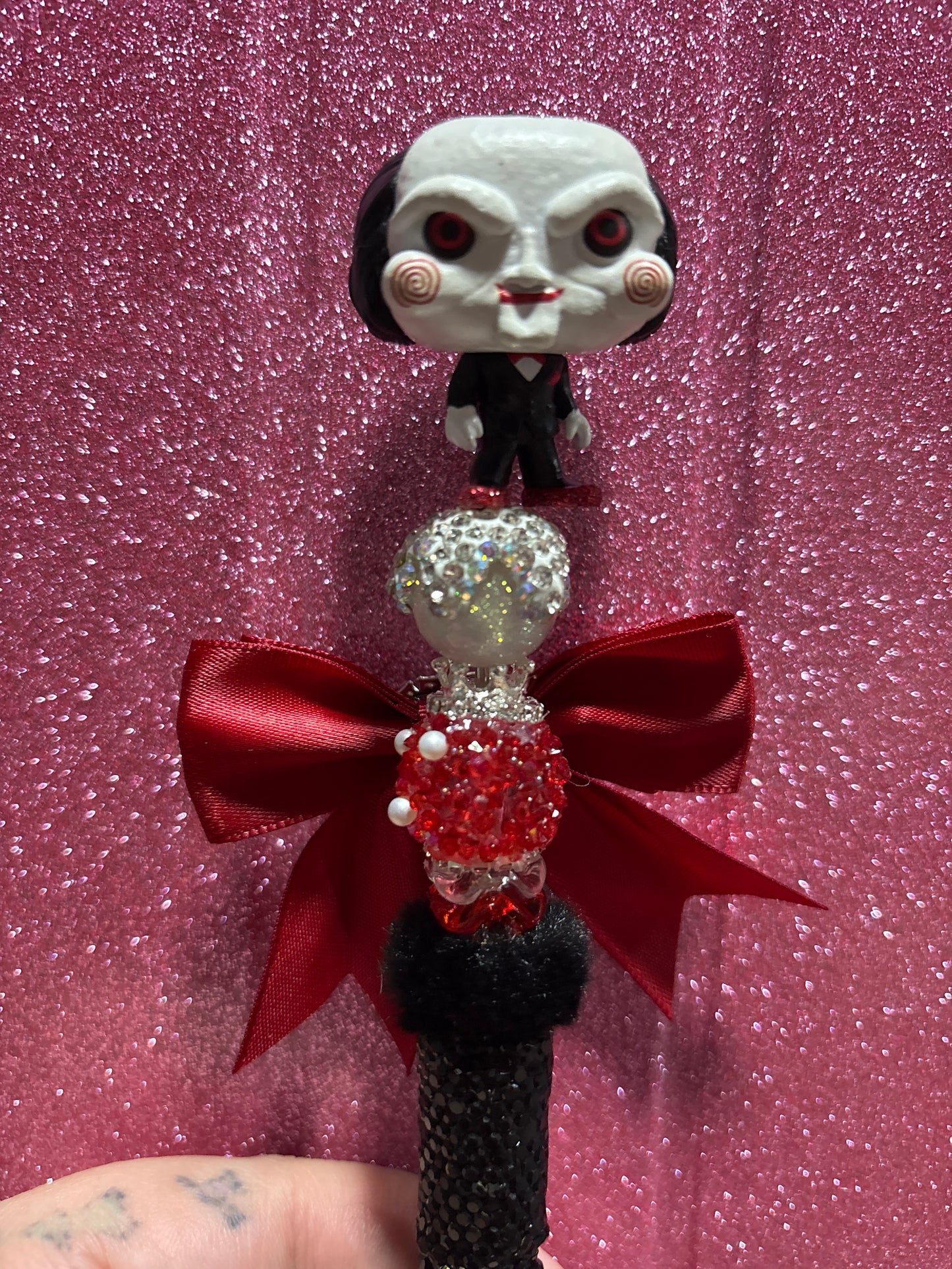π Horror Glam Pen β Billy the Puppet Inspired π