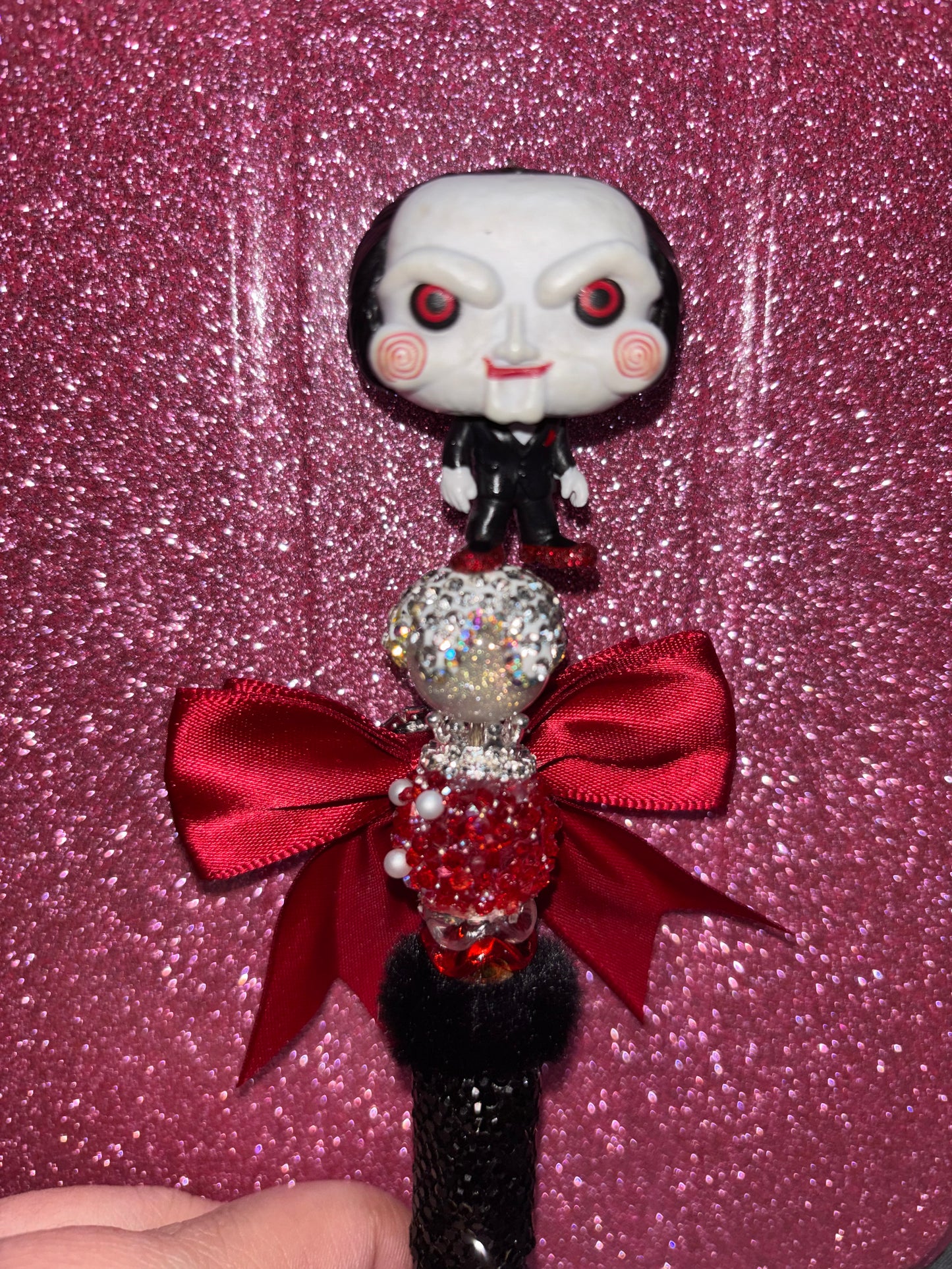 π Horror Glam Pen β Billy the Puppet Inspired π