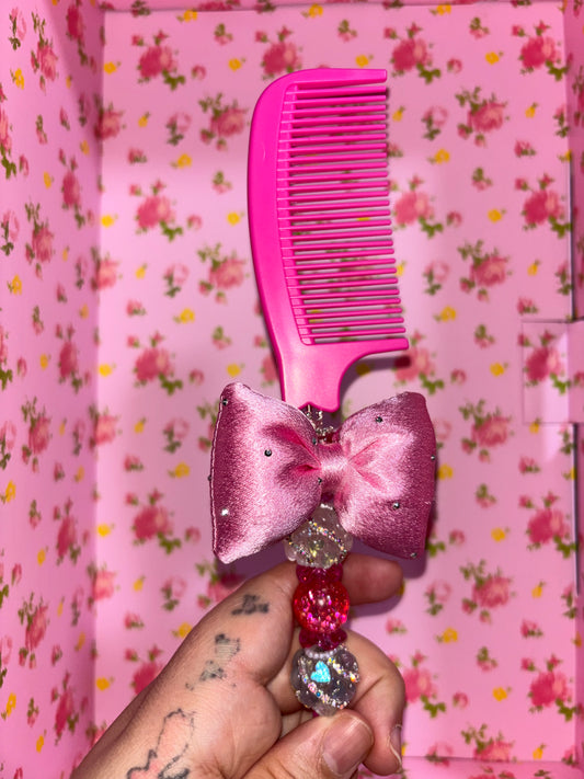 π Sparkle & Bow Glam Comb β¨
