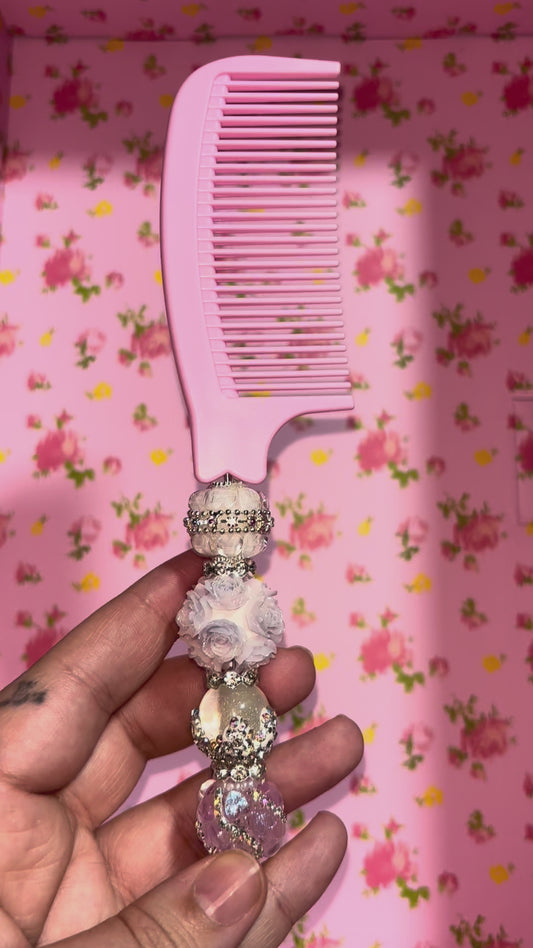 π€ Crystal Rose Princess Comb β¨