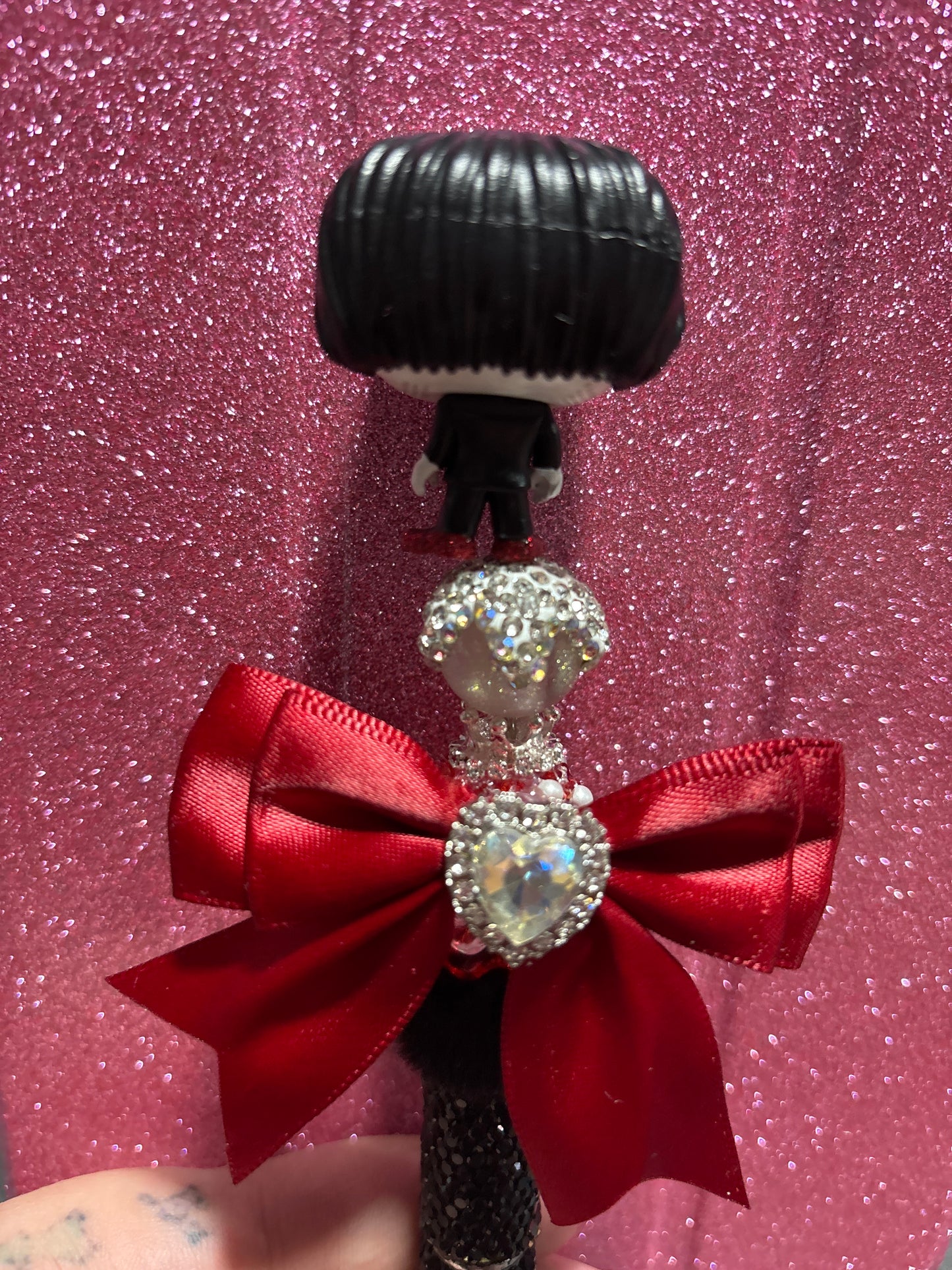 🎀 Horror Glam Pen – Billy the Puppet Inspired 🎀